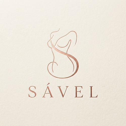 Sável logo — line-art mark