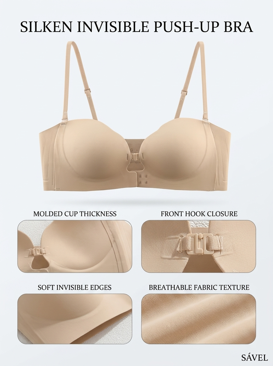 Sável — Silken Push-Up product grid (nude), real product